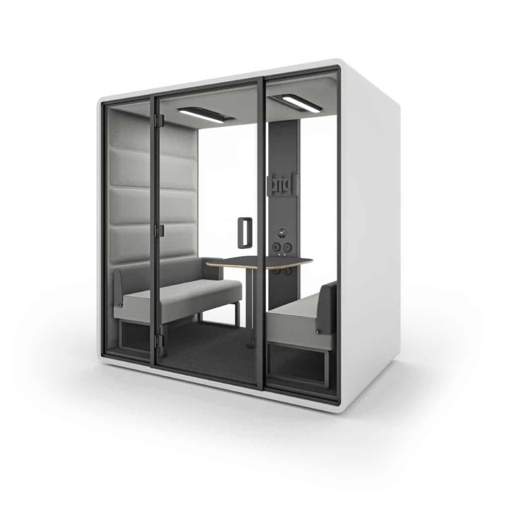 Cabine acoustique 4 personnes Hushfree M