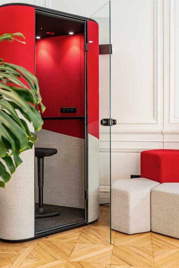 Cabine acoustique personnalisable 1 personne