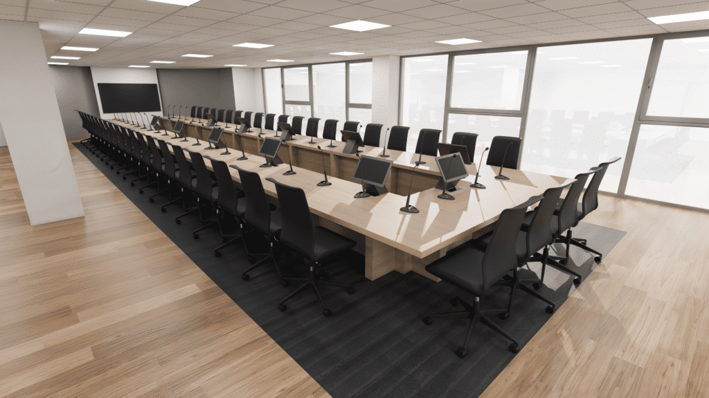 Plan table du conseil - Wilup