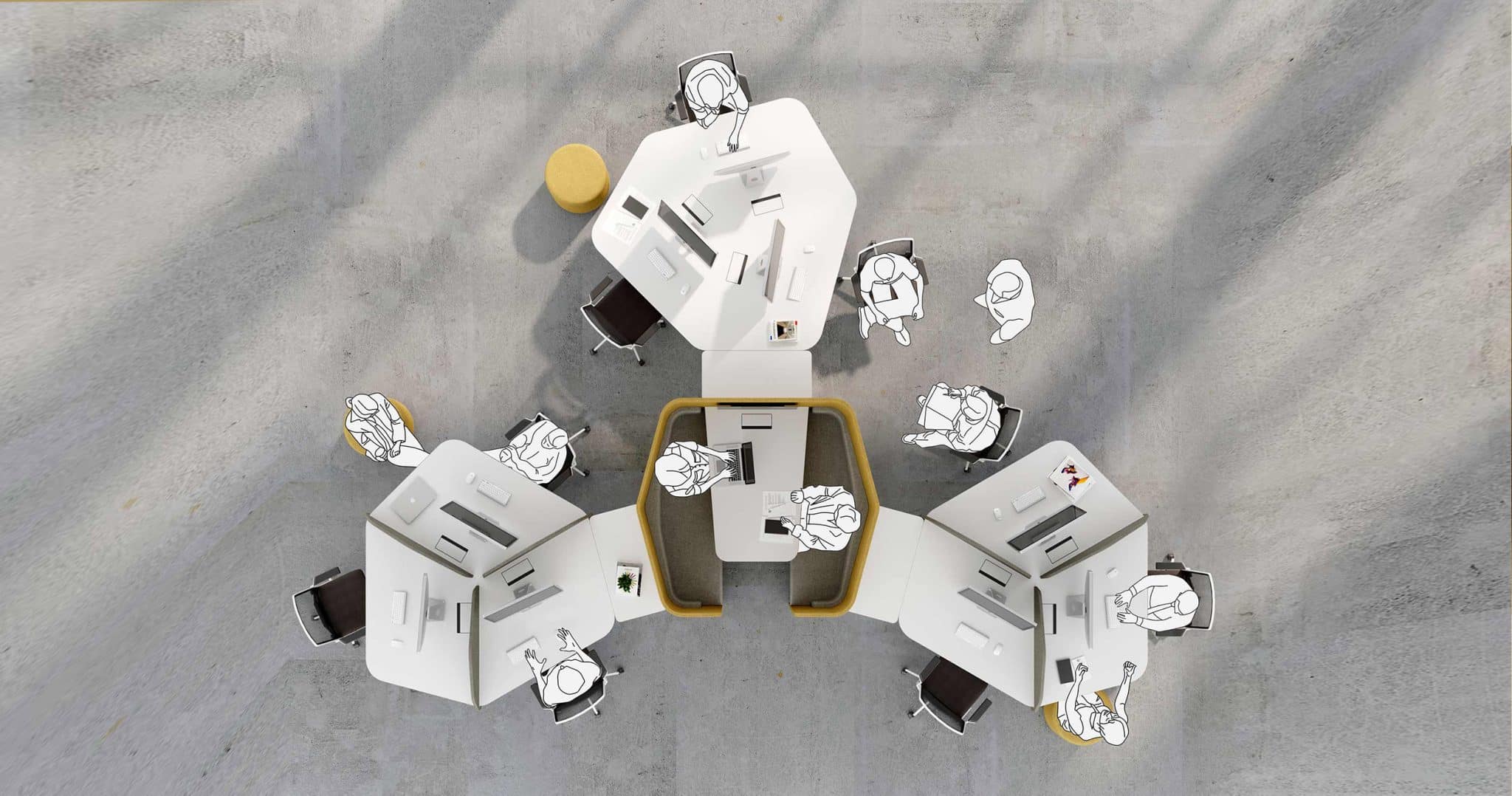 Bureaux modulables - Wilup