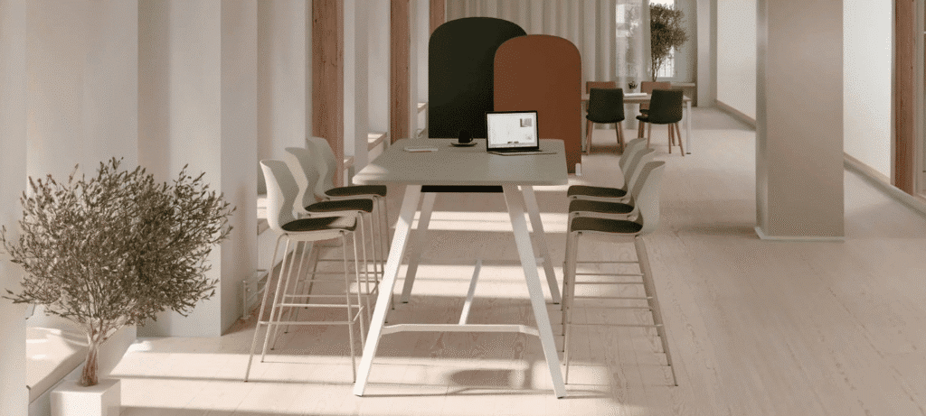 Table de réunion haute