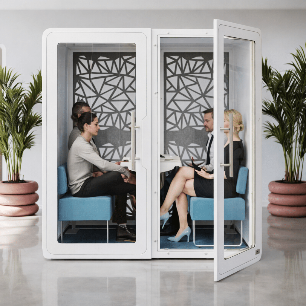 Cabine acoustique 4 personnes