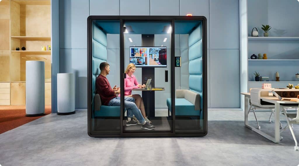 Cabine acoustique 4 personnes