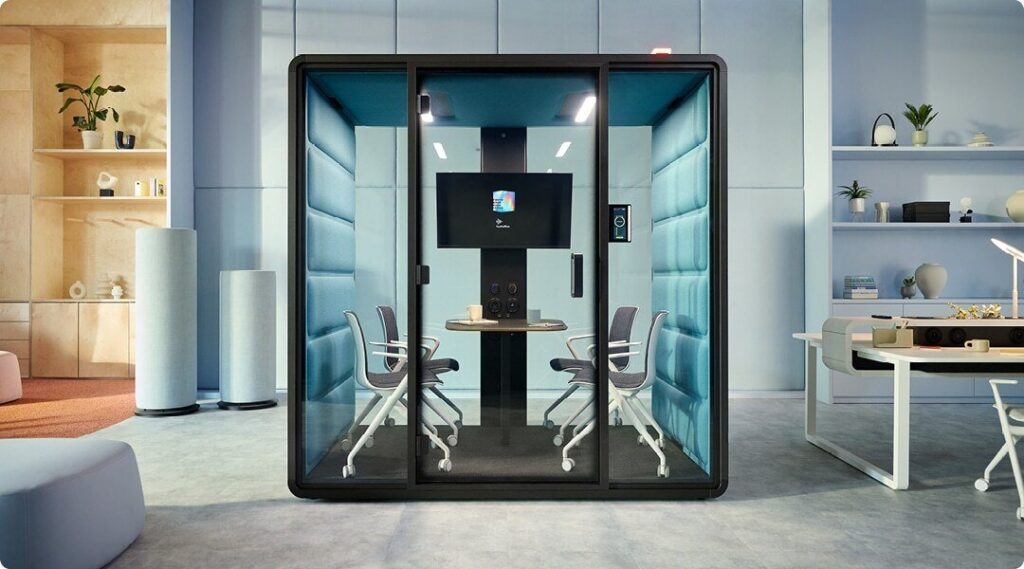 Cabine acoustique 4 personnes