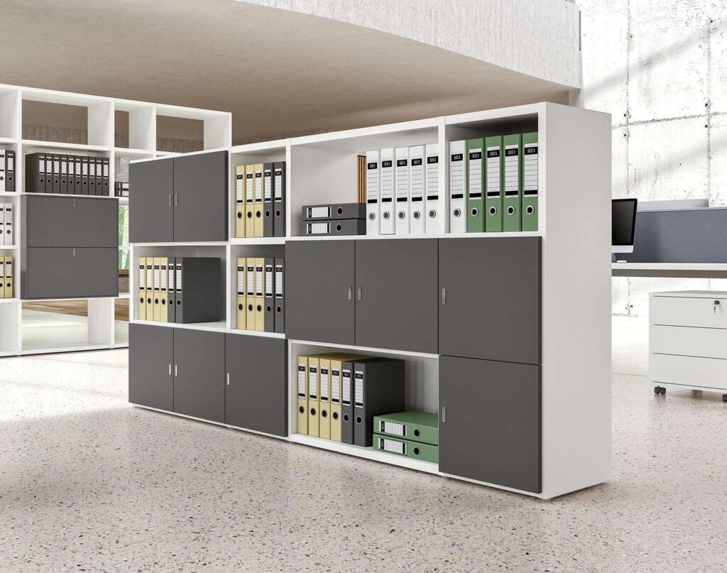 Bibliothèque de rangement