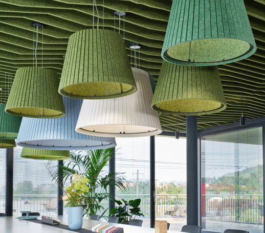 Lumière acoustique de bureau