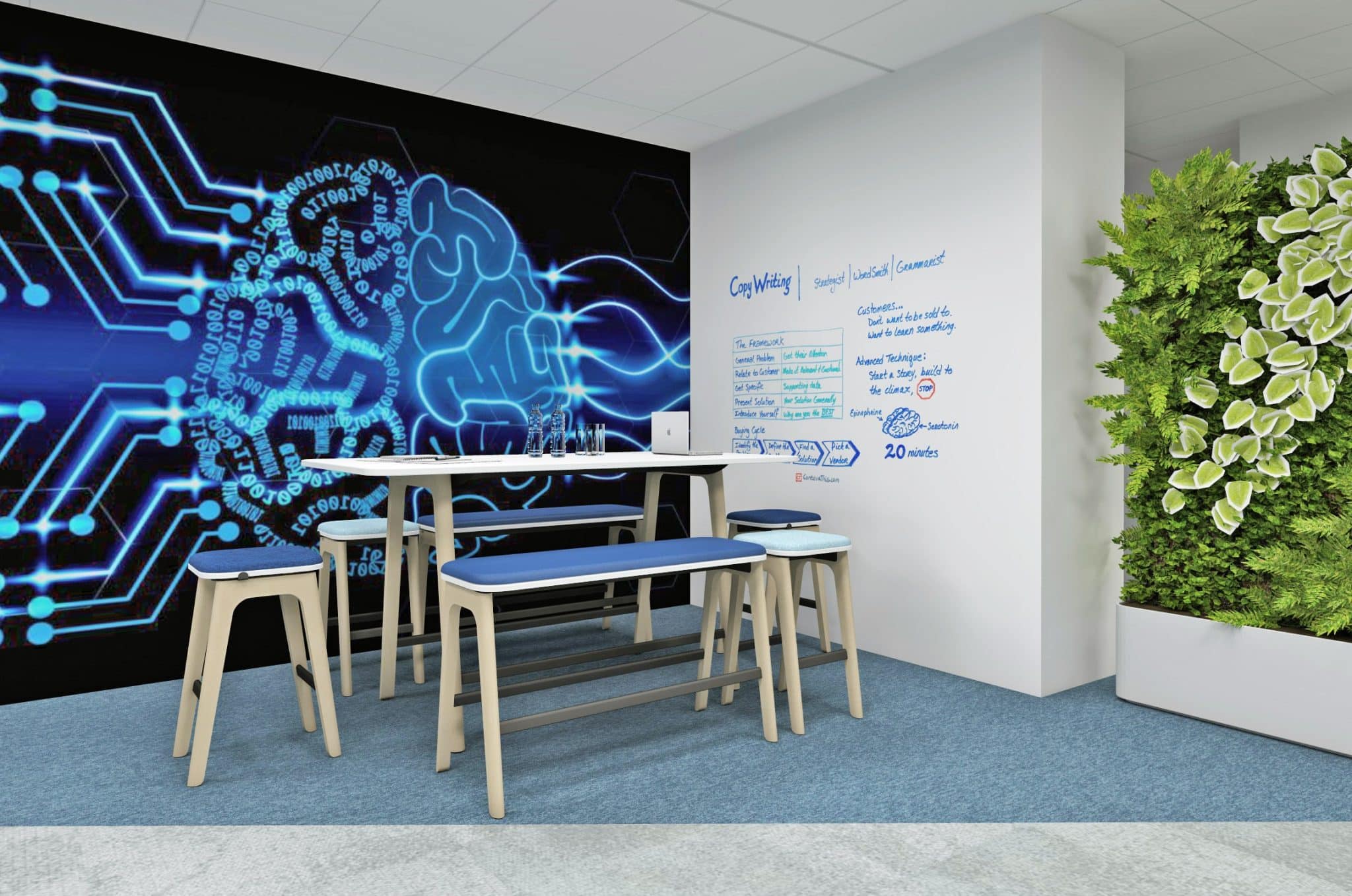 Tabouret pour les espaces de travail