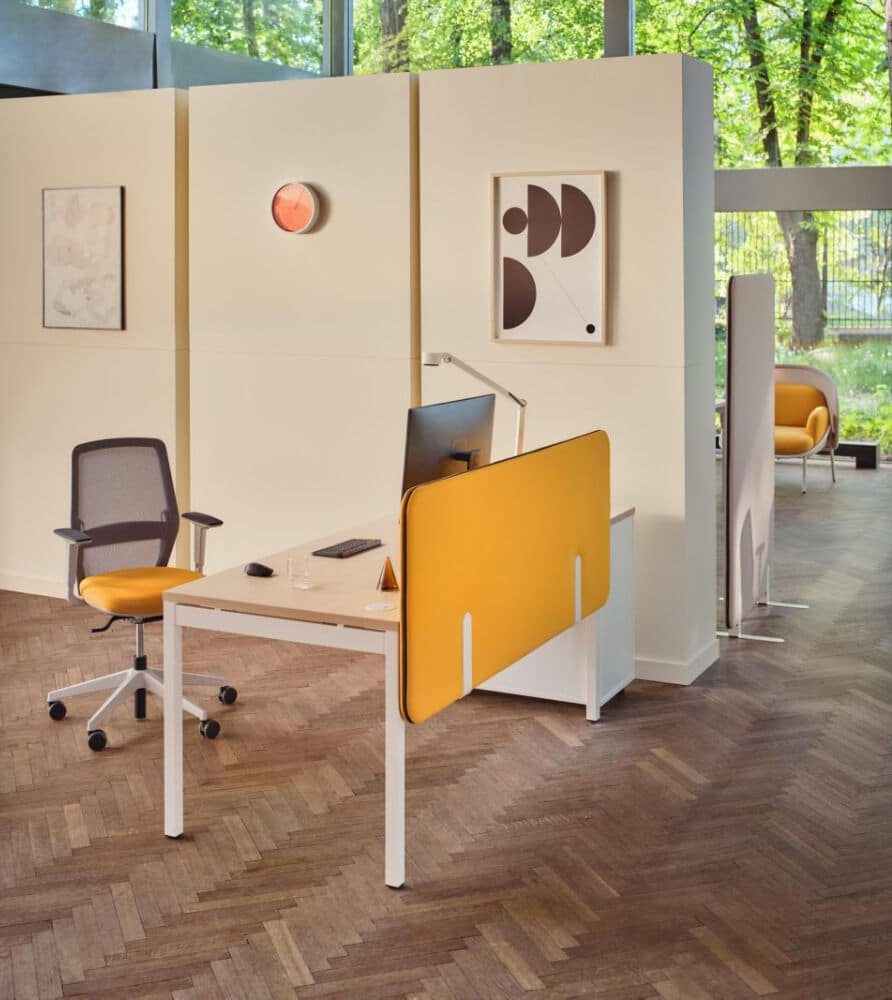 Bureau individuel moderne