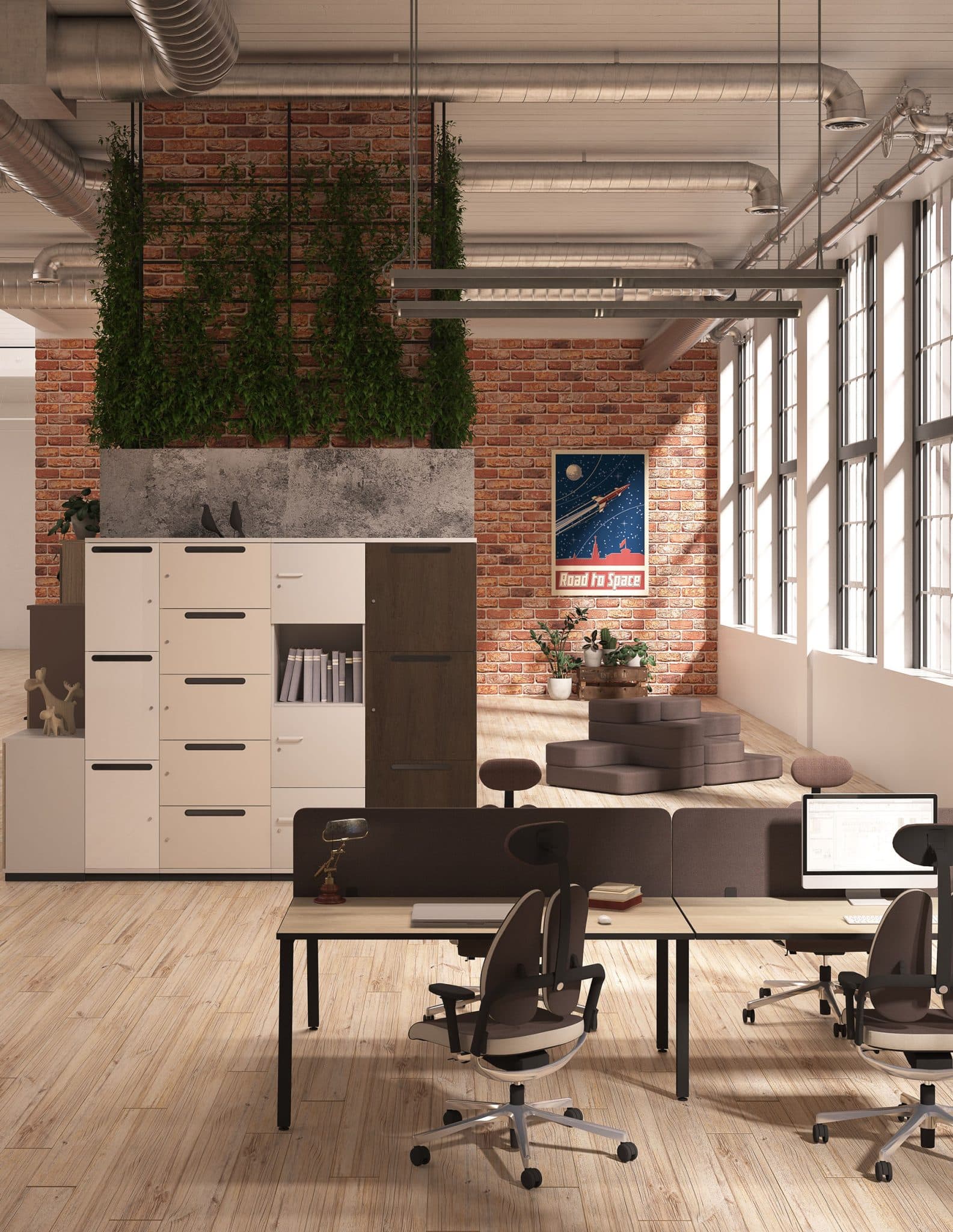 Casiers de rangement