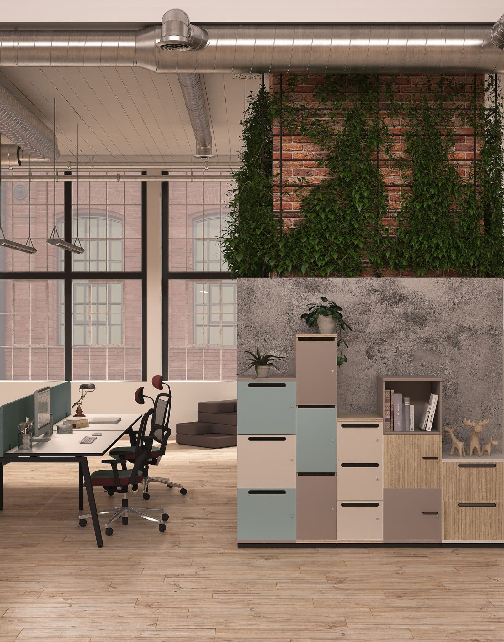 Casiers de rangement