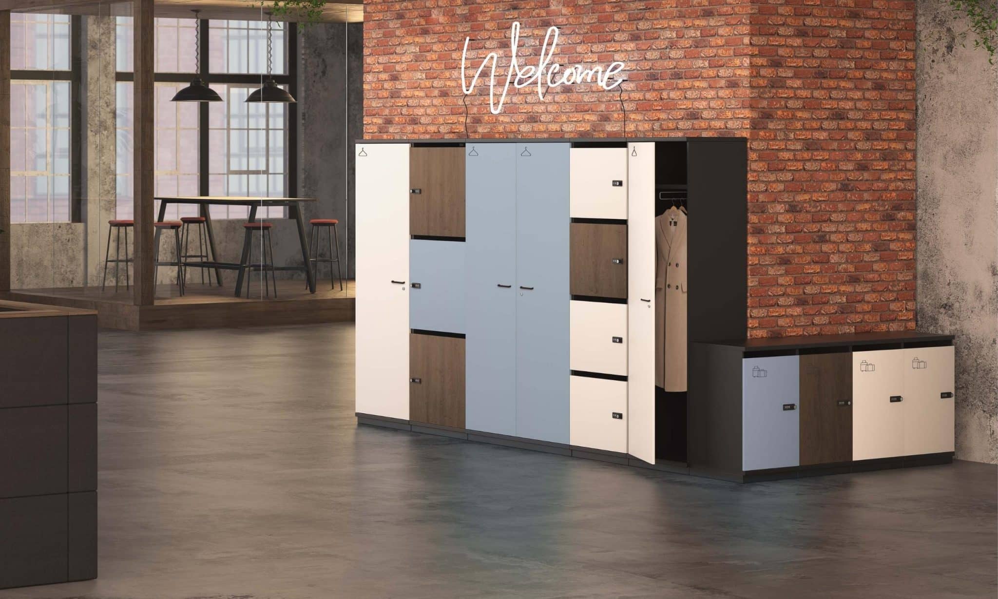 Casiers de rangement