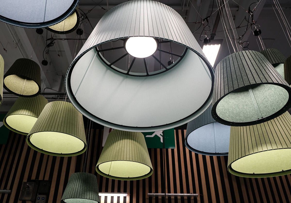 Lumière acoustique de bureau