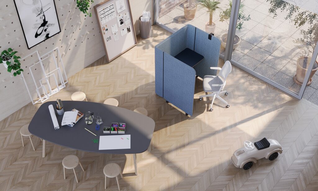 Bureau modulable