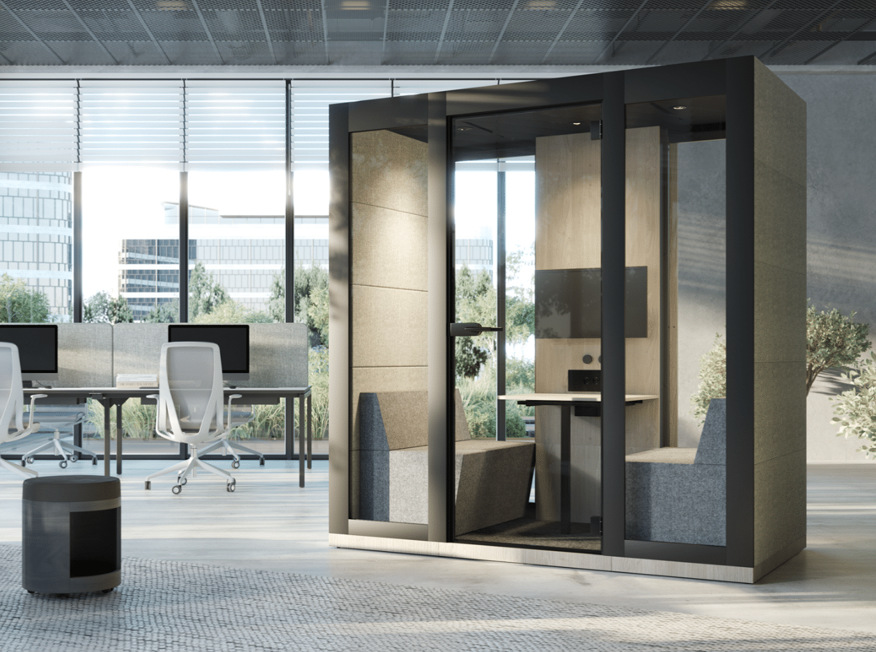 Cabine acoustique pour 2 personnes