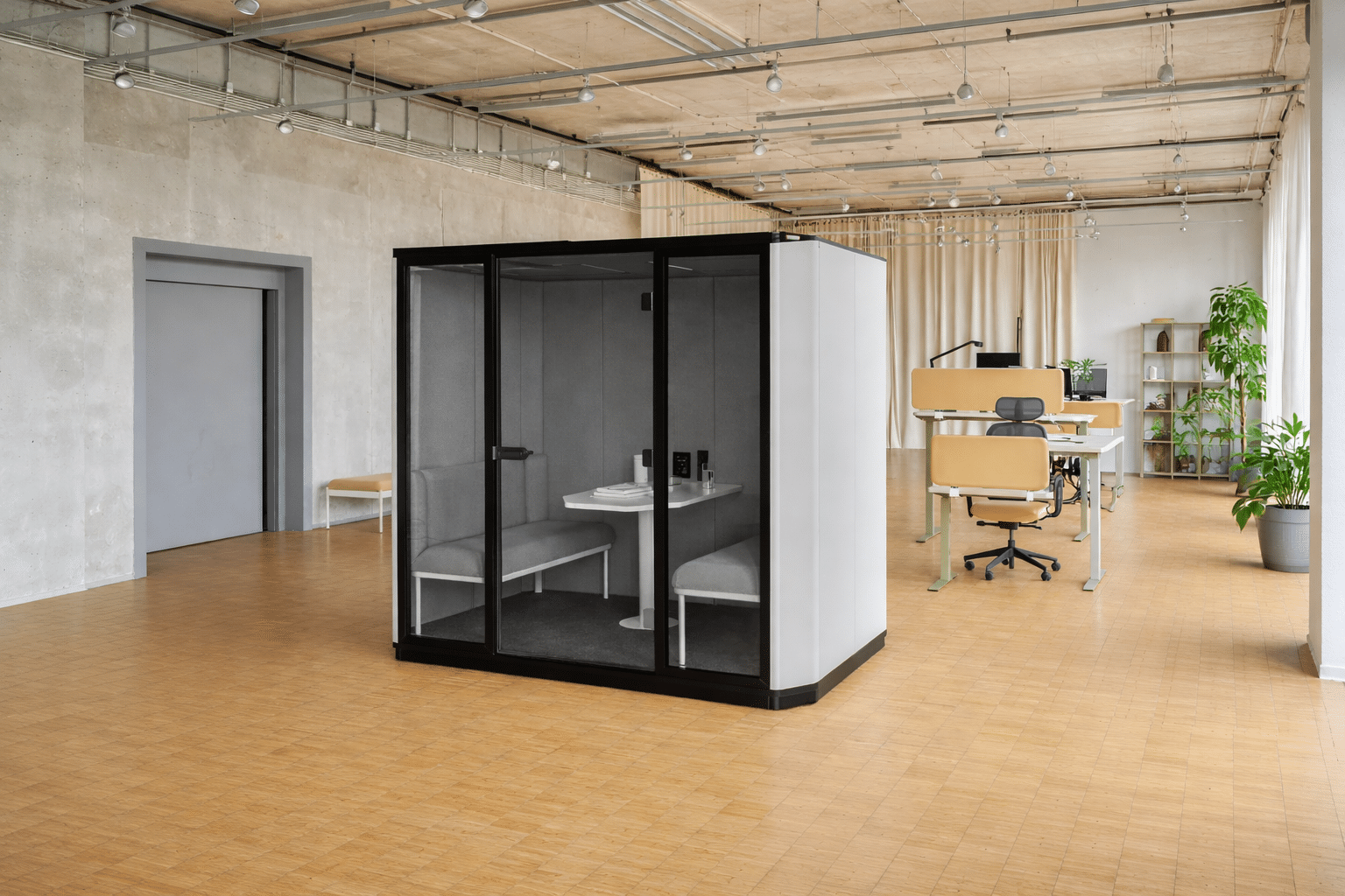 Cabine acoustique 4 personnes