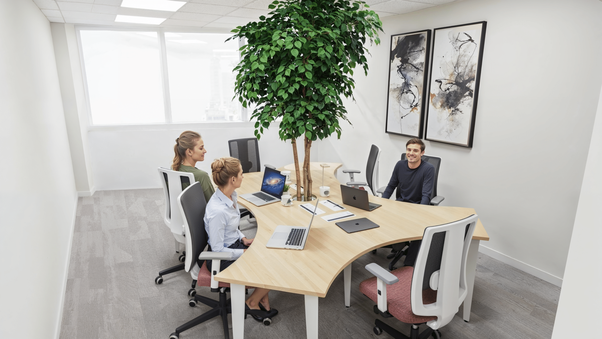 Aménagement 3D open space