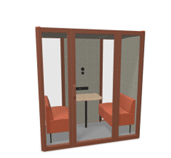 cabine acoustique 2 places