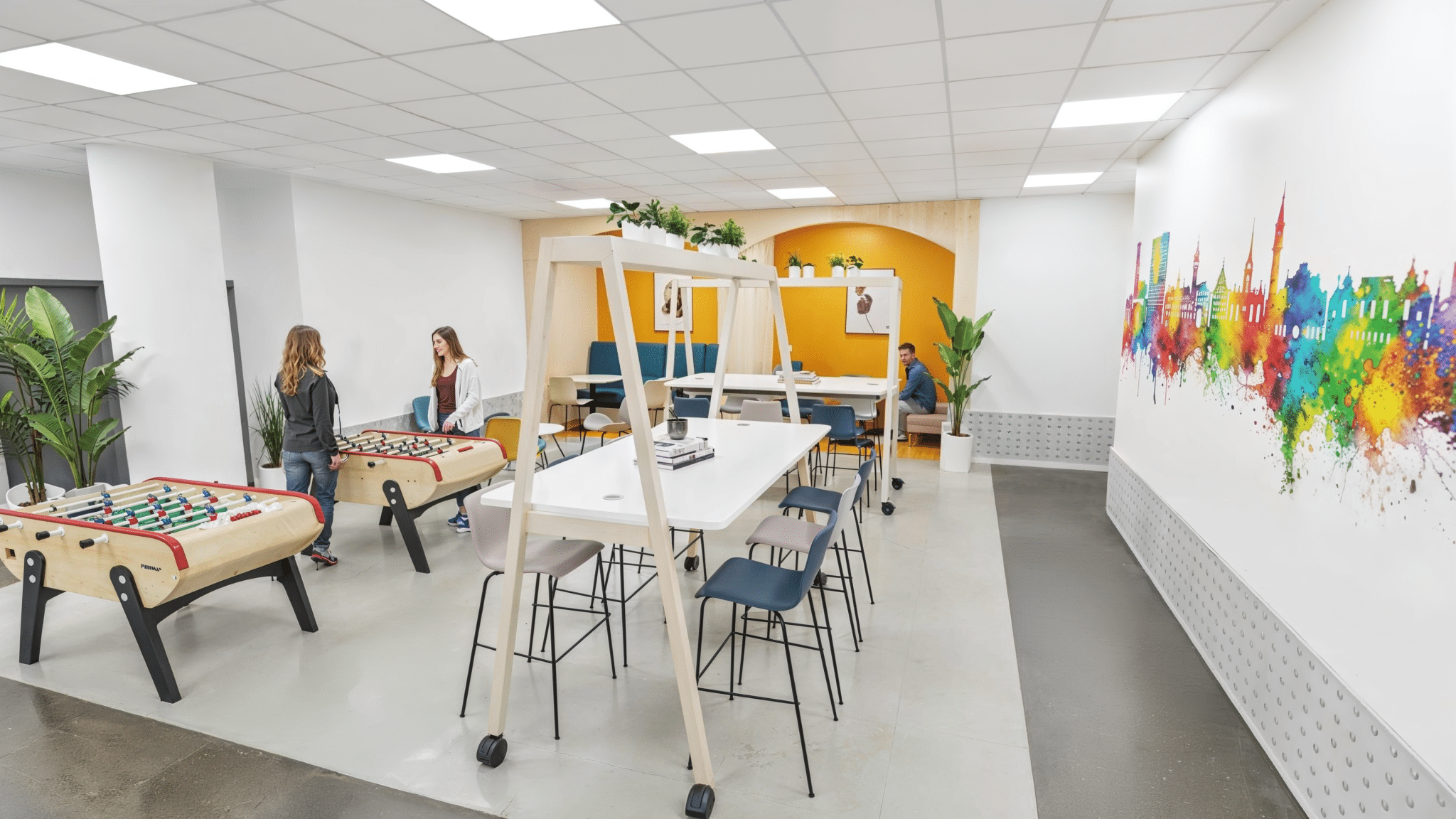 Aménagement en 3D d'un espace informel