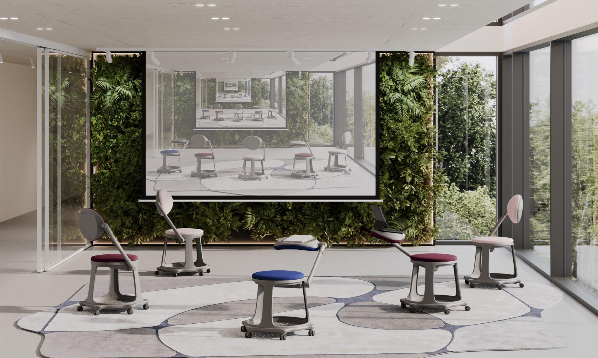 Chaise de formation mobile