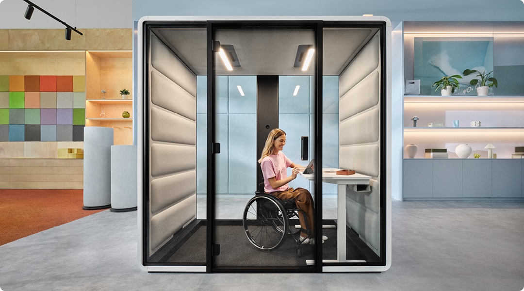 Cabine acoustique pour PMR