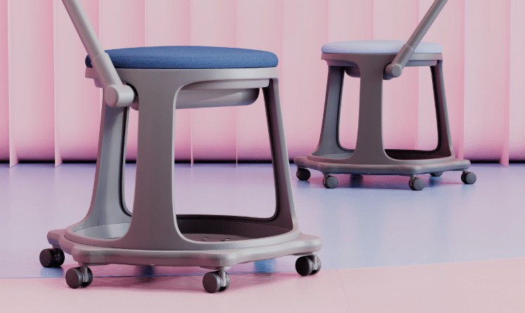 Chaise de formation mobile