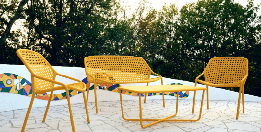 Chaise croisette extérieur