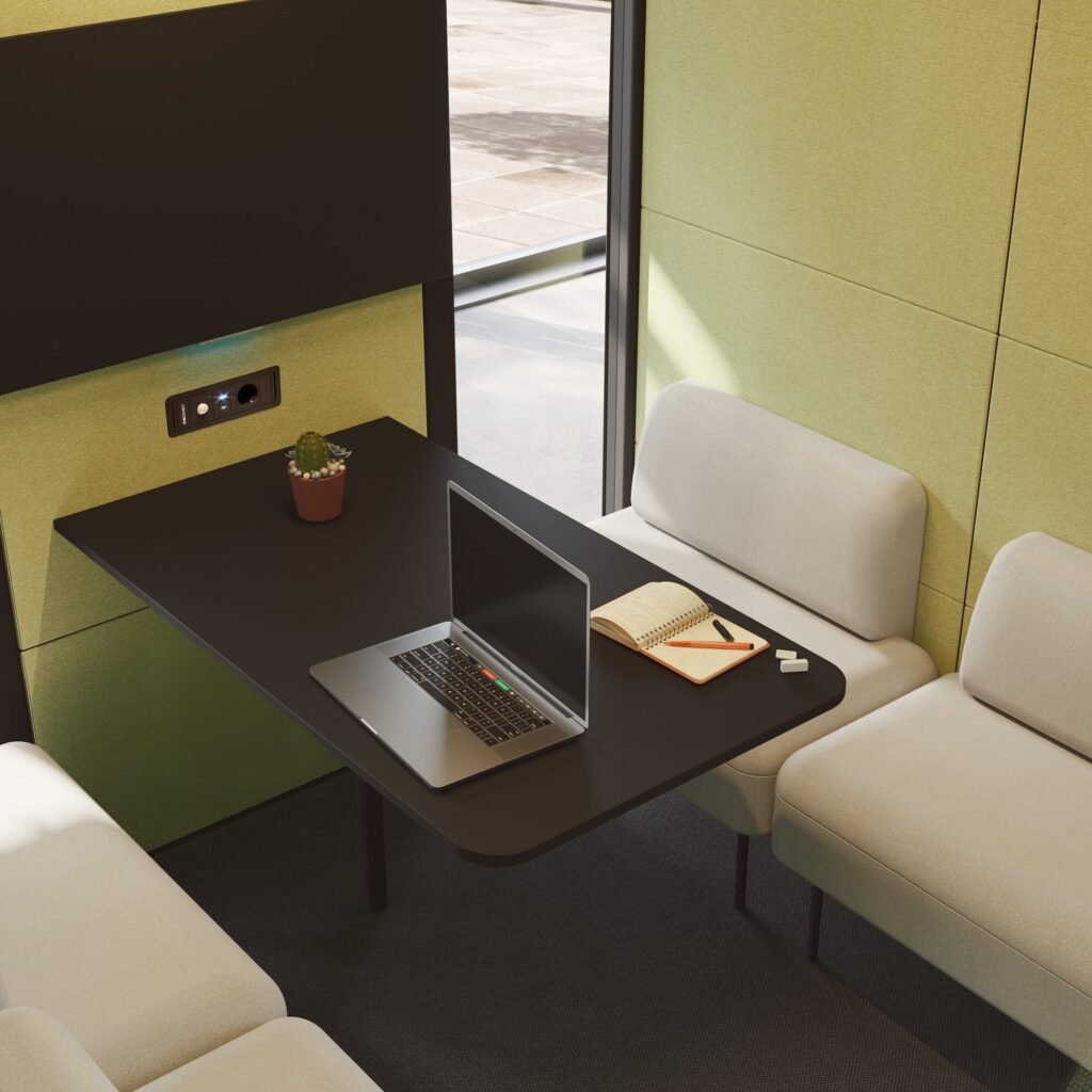 Cabine acoustique 4 personnes
