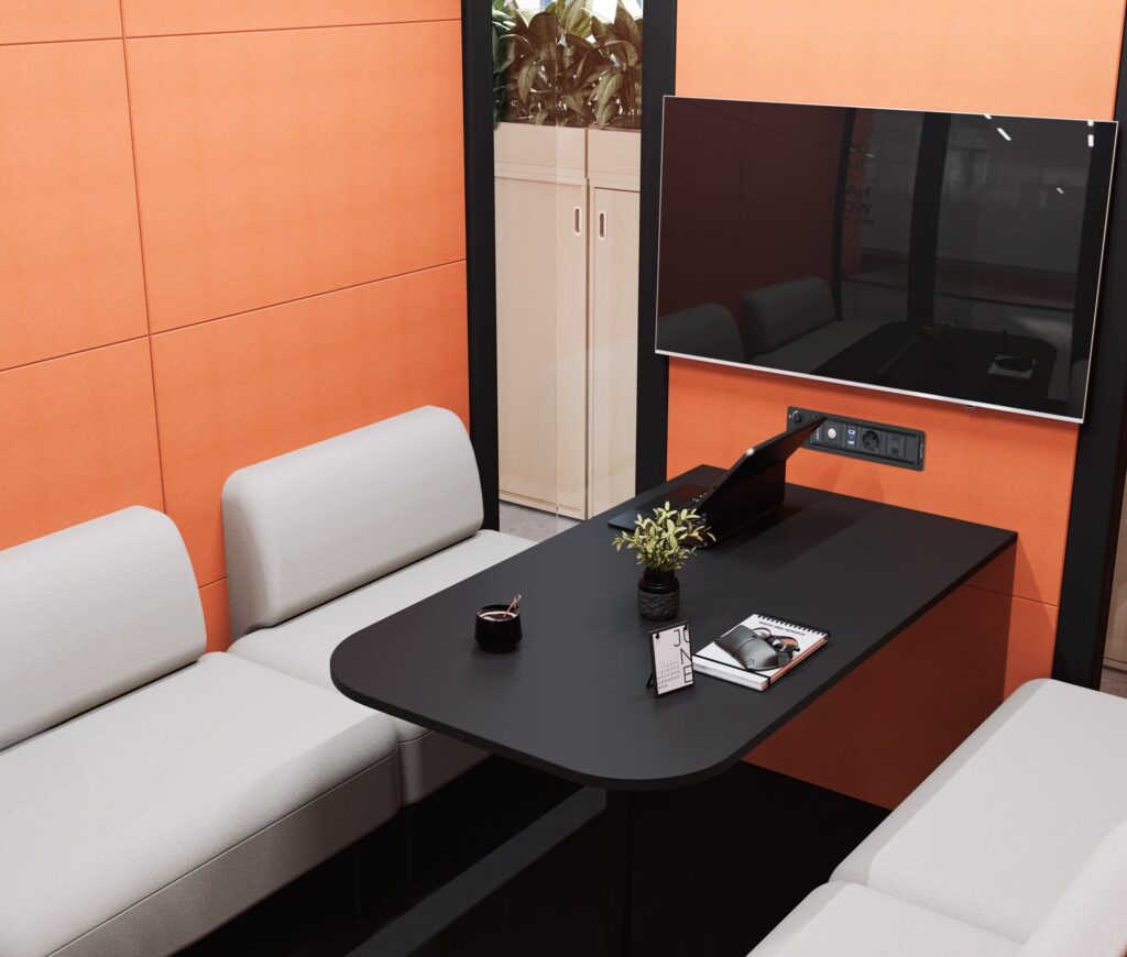 Cabine acoustique 4 personnes