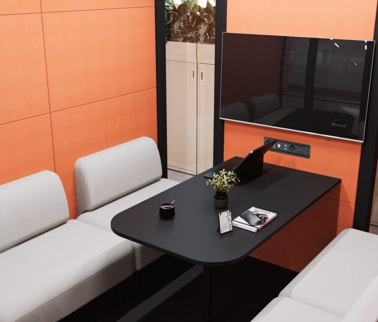 Cabine acoustique 4 personnes