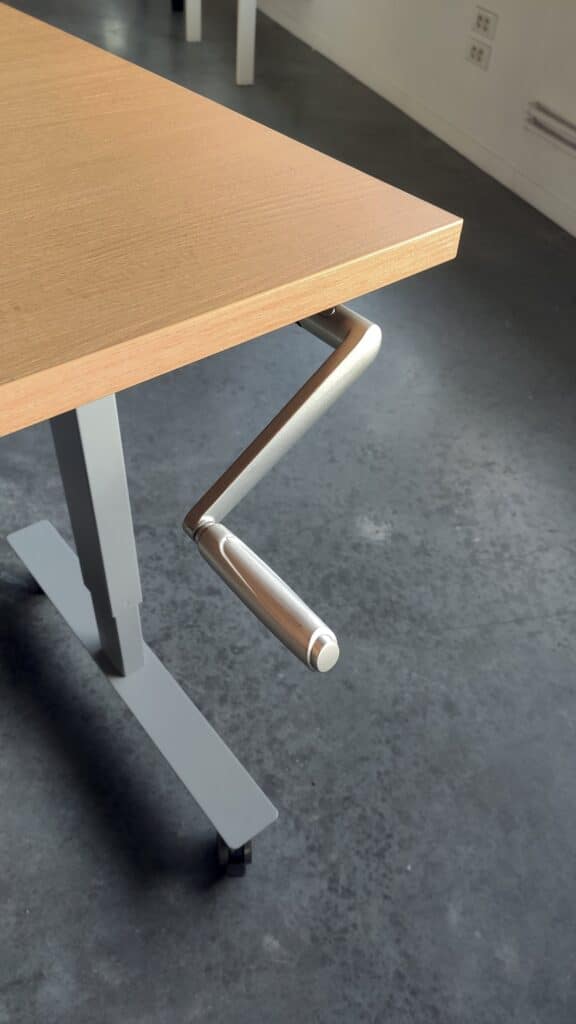 Bureau assis debout manuel