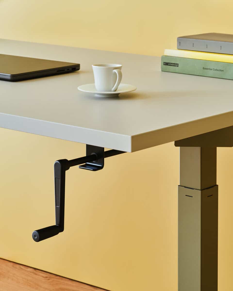 Bureau assis debout manuel
