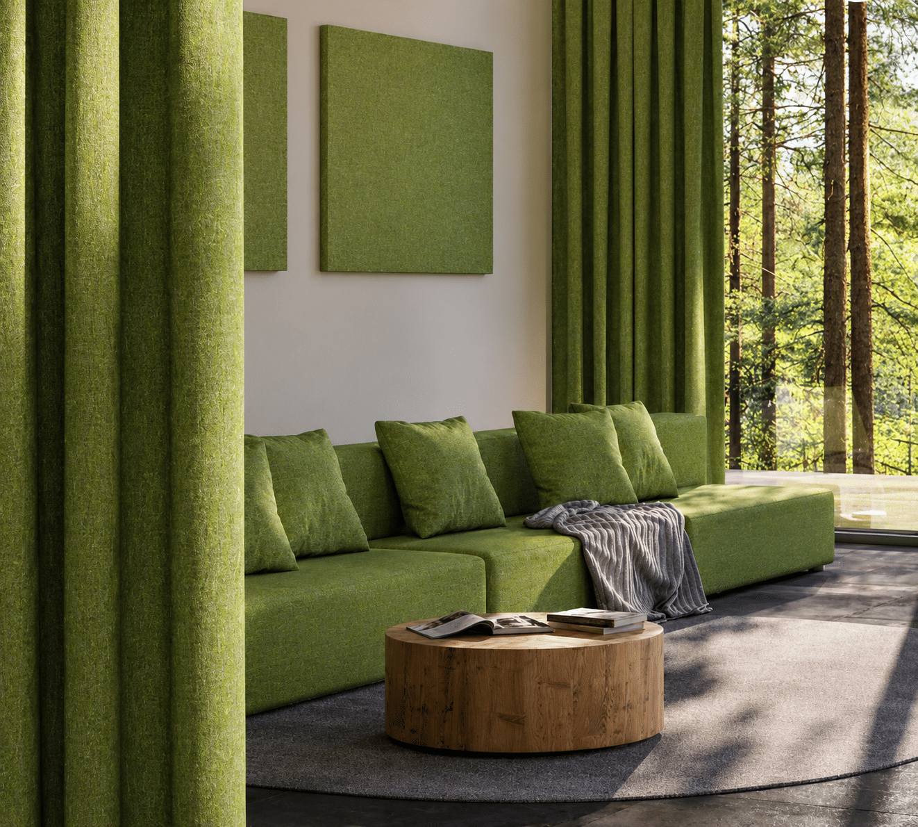 Rideau acoustique