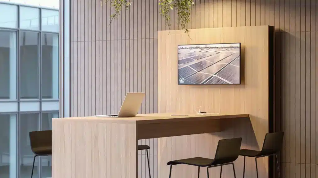 Table de réunion visio