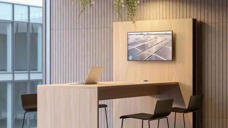 Table de réunion visio