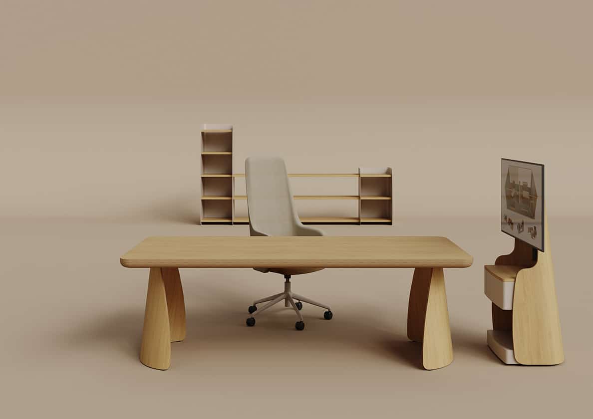 Étagère de bureau