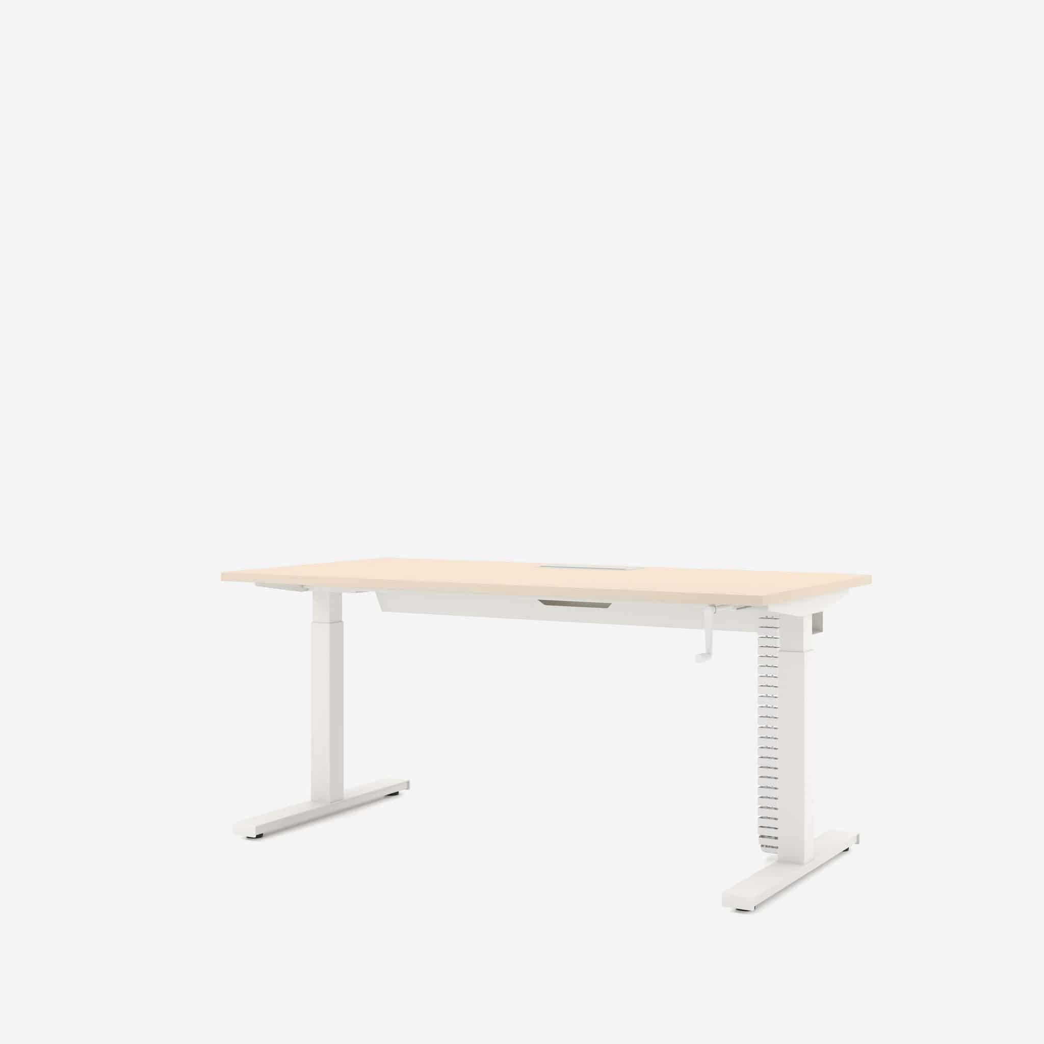 Bureau réglable en hauteur manuel