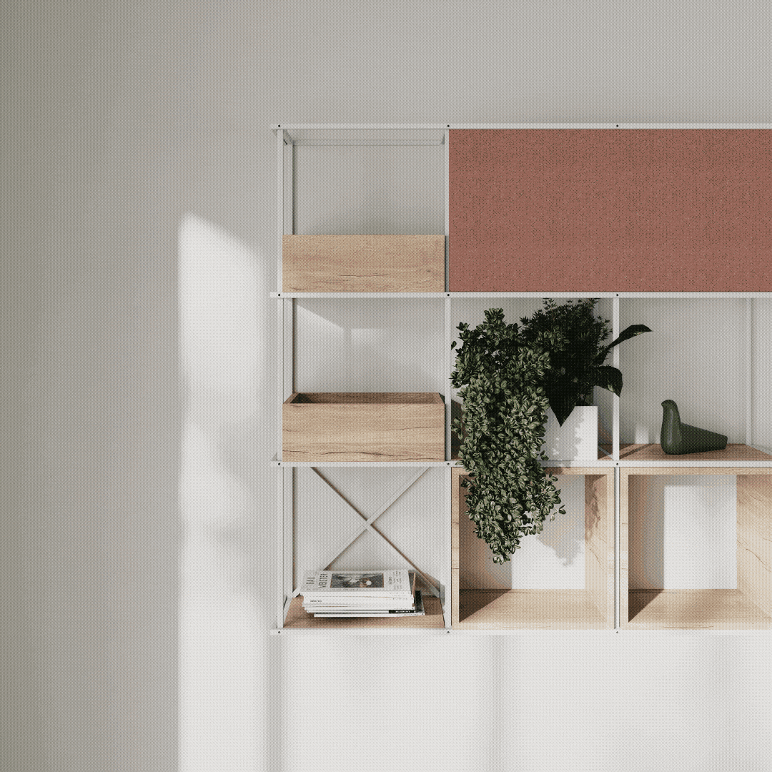 étagère de bureau