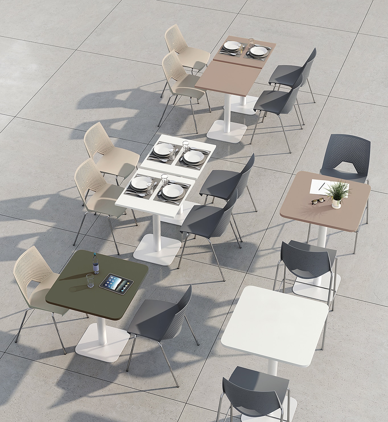 Table de cafétéria