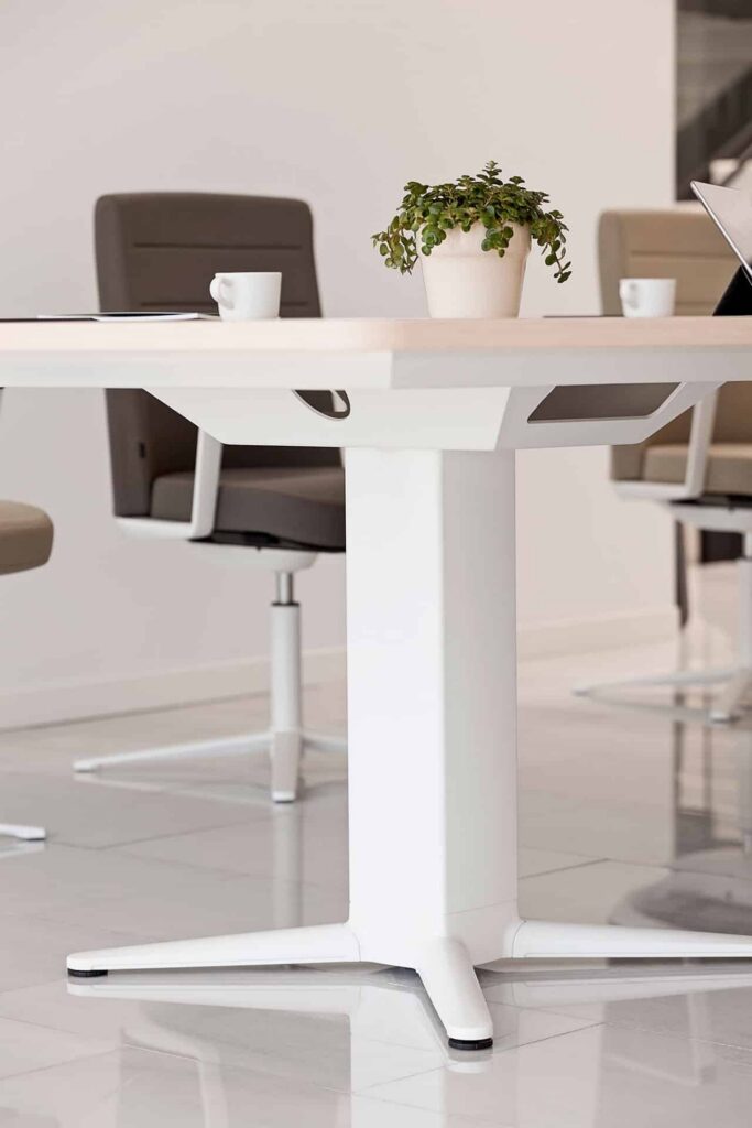 Table de réunion visio
