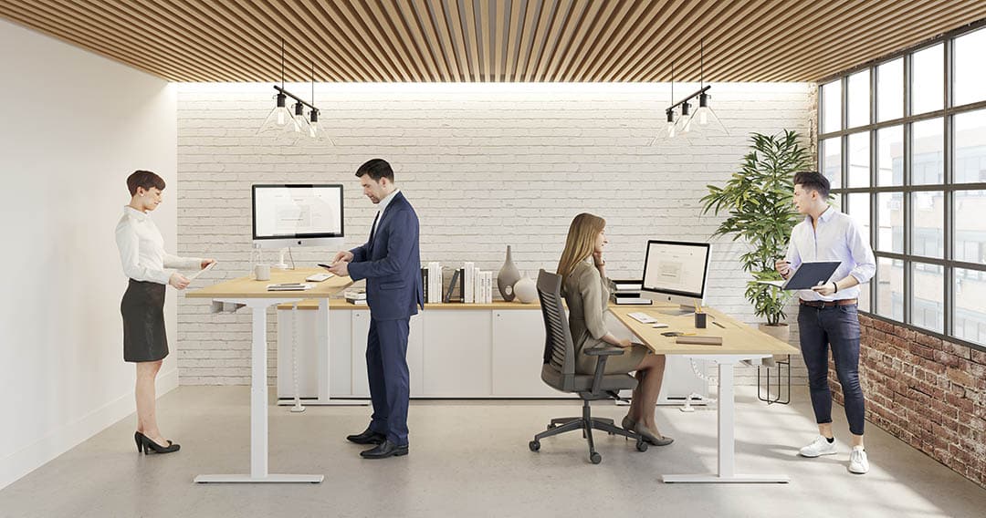 Bureau réglable en hauteur