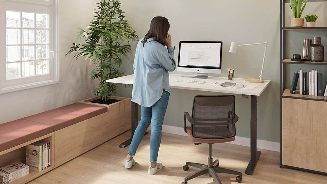 Bureau réglable en hauteur