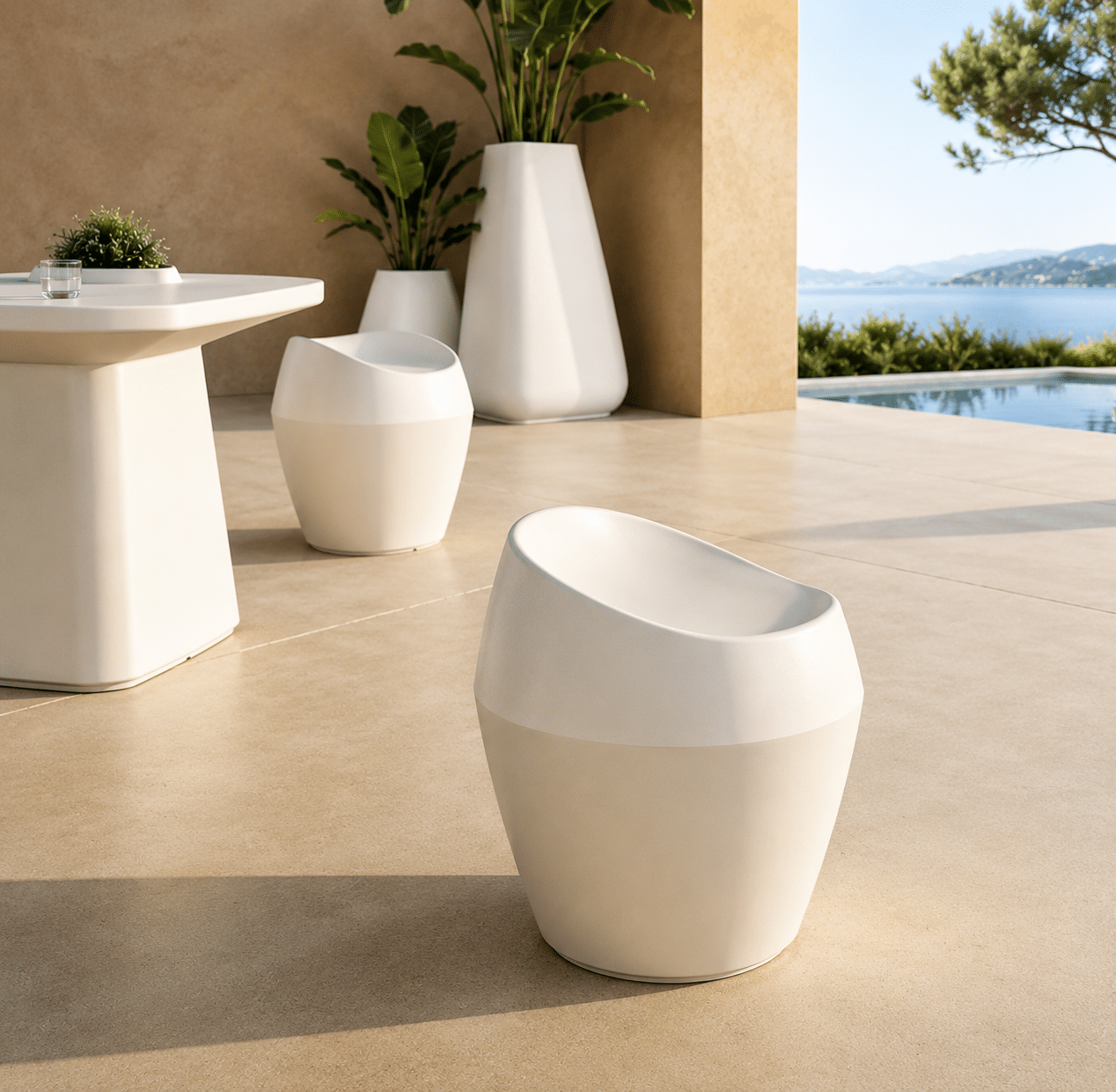 Tabouret extérieur Noma