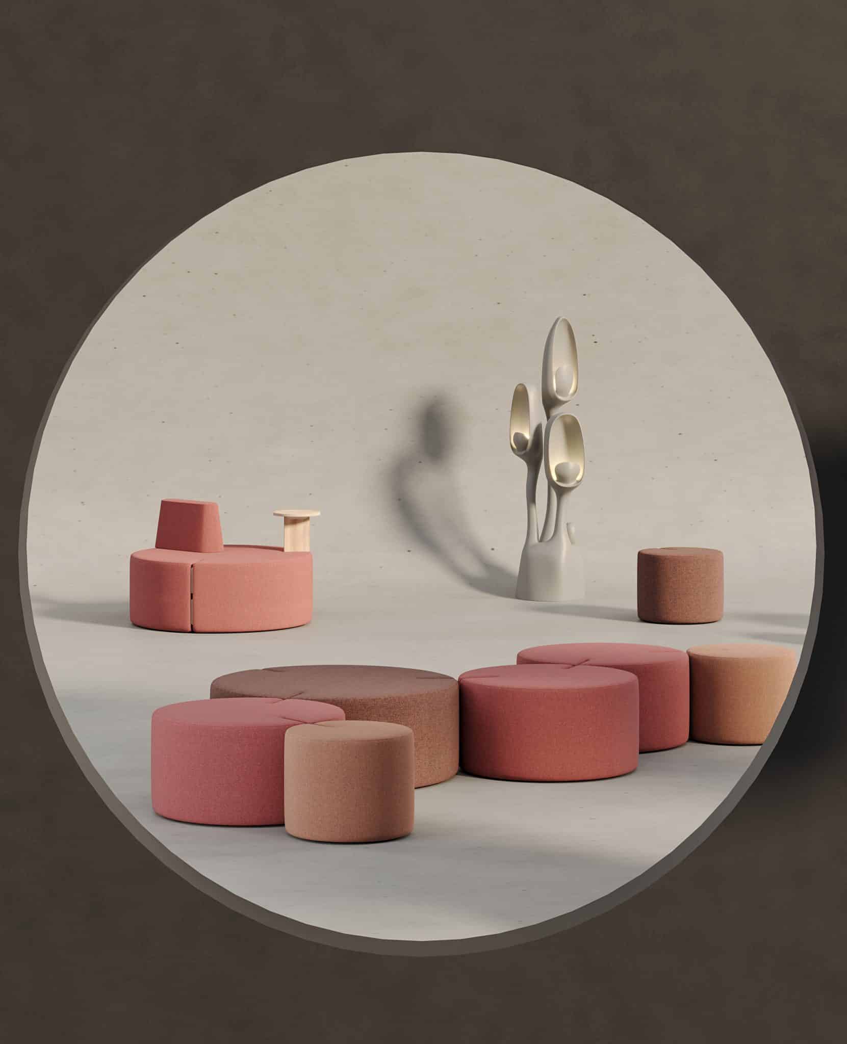 Poufs modulables