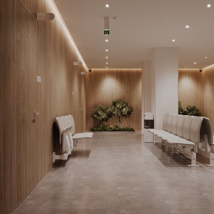 Banquette d'accueil