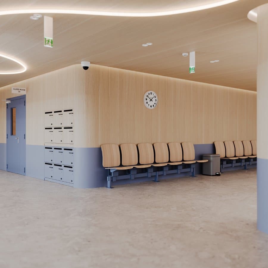 Banquette d'accueil